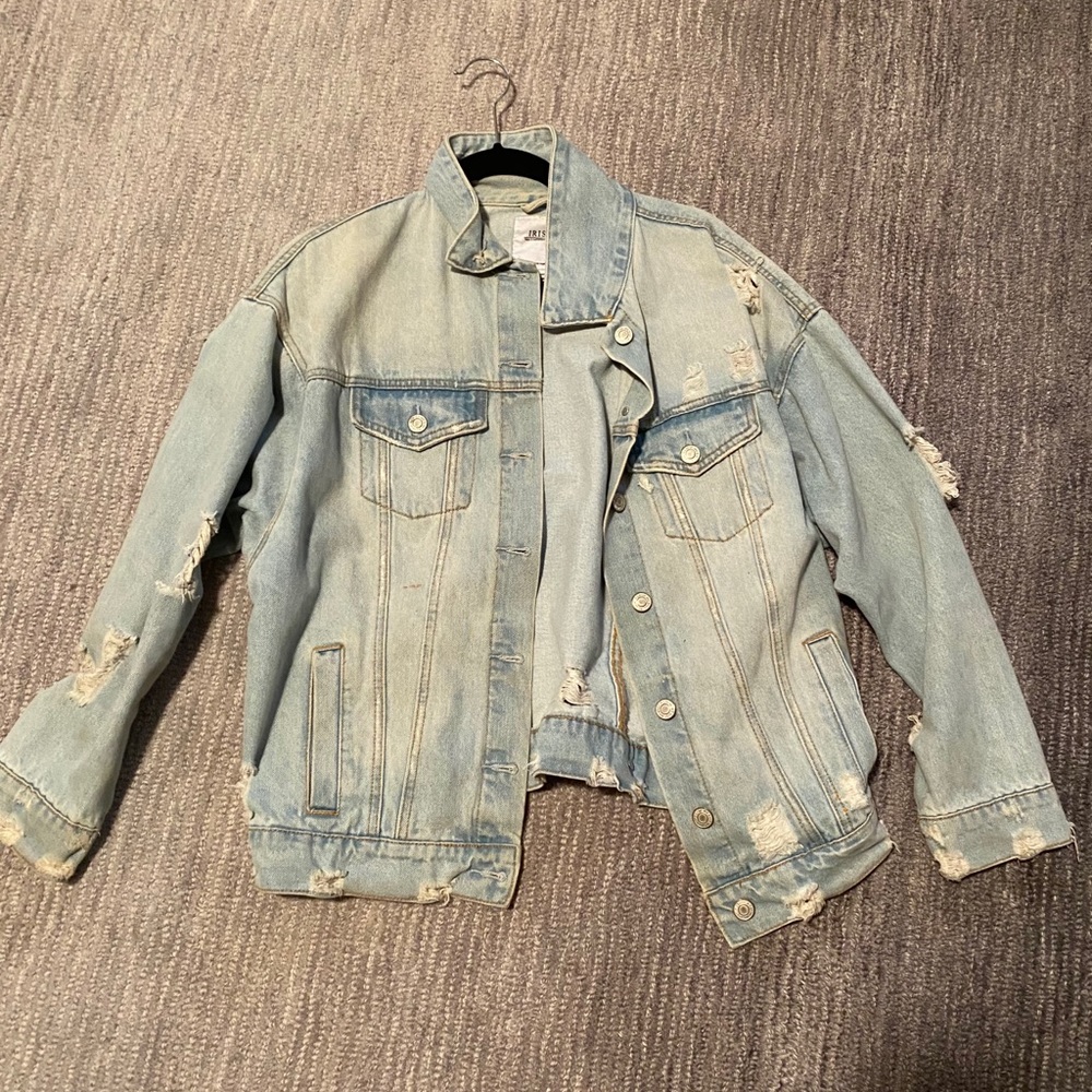 Distressed Jean Jacket
